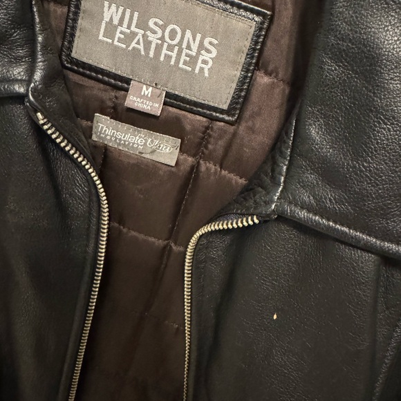Wilsons Leather Black Men's Jacket - Picture 2 of 6